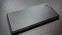 Декоративная защитная пленка для телефона Sony Xperia Z1 compact "карбон кубик черный"