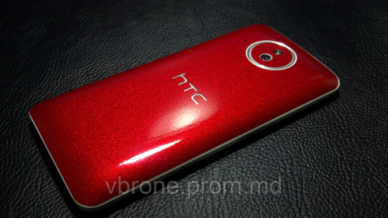 Декоративная защитная пленка для HTC Desire 609D "канди красный" - фото 1 - id-p3866933