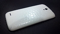 Декоративная защитная пленка для Huawei G610 аллигатор белый