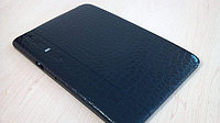 Декоративная защитная пленка для планшета Motorola Xoom аллигатор черный