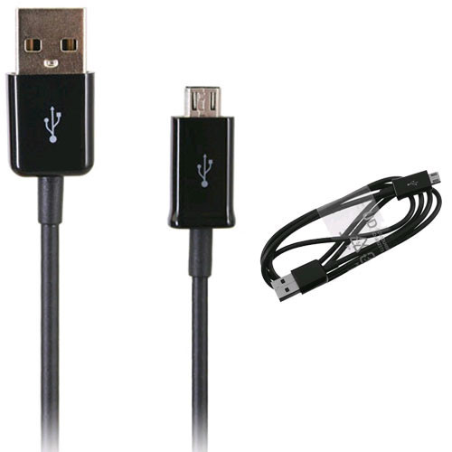 Дата-кабель USB-MicroUSB Samsung ECC1DU4BBE N7100/I9300 black - фото 1 - id-p4778067