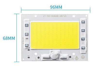 Светодиодная LED матрица 50w IC SMART CHIP 220V ( встроенный драйвер ) - фото 1 - id-p5435571