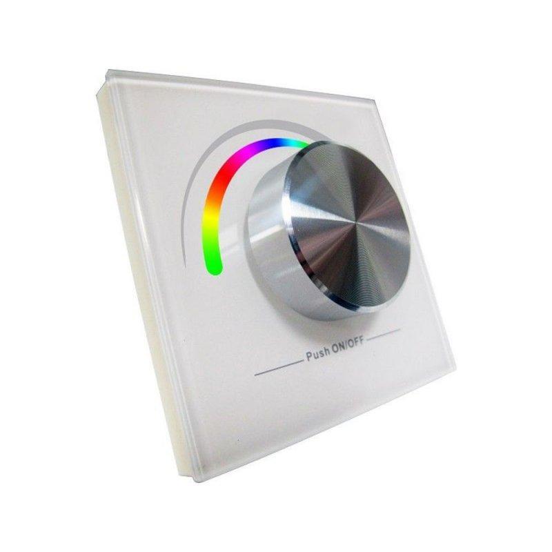 RF RGB LED контроллер SR-2836RGB светодиодный поворотный диммерный - фото 1 - id-p5566442