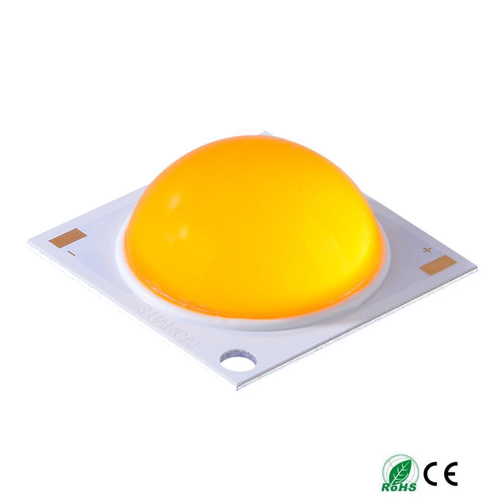 Светодиодная LED матрица 50Вт 105Lm/W 23мм с линзой Теплый белый - фото 1 - id-p5468694