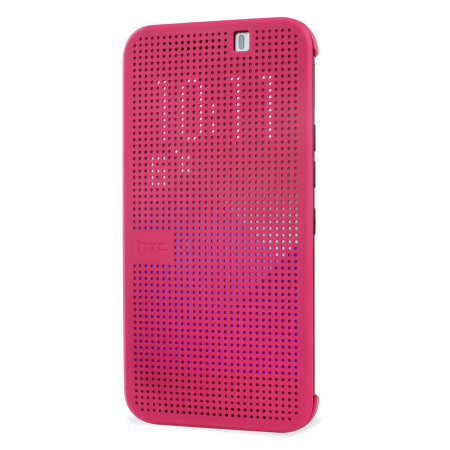 Чехол-книжка Dot View для HTC One X9 Розовый - фото 1 - id-p5435453