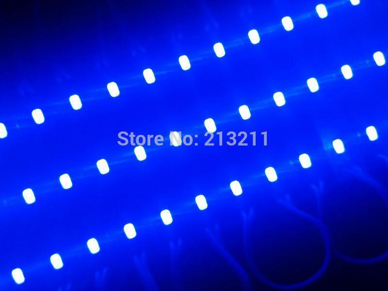 Светодиодный модуль SMD5630 3LED (IP67) Синий - фото 1 - id-p8664715