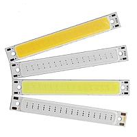 Светодиодный модуль COB line 1Вт 3V CAR LED 60*8mm Синий