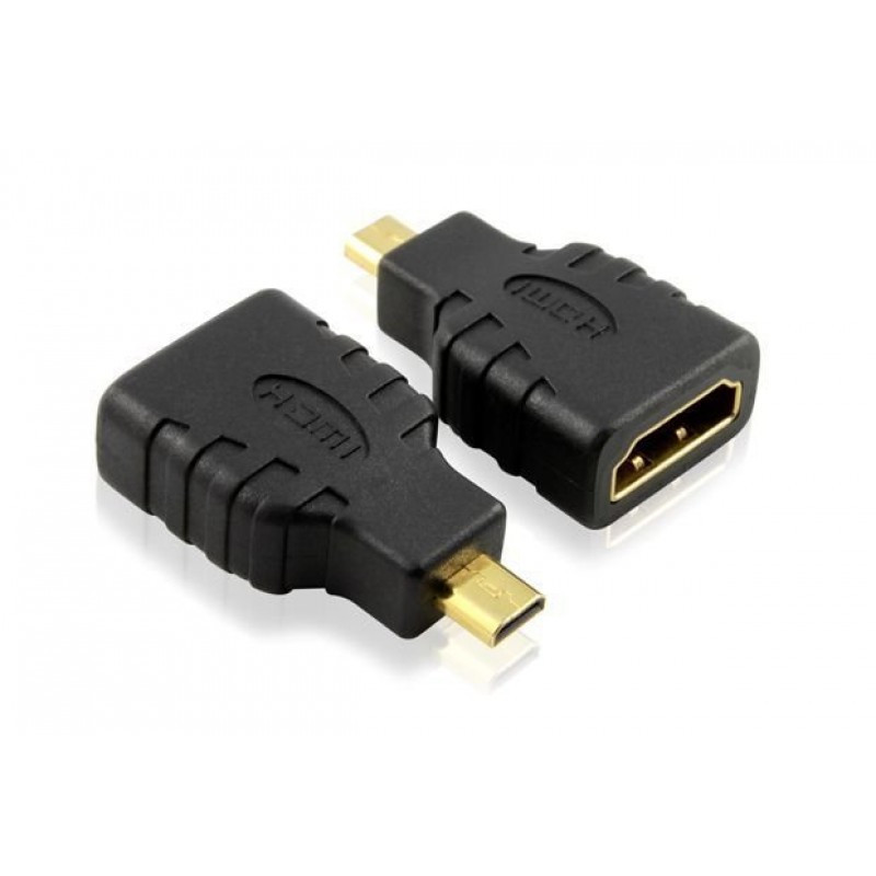 Переходник Micro HDMI (папа) - HDMI (мама) - фото 1 - id-p5269127