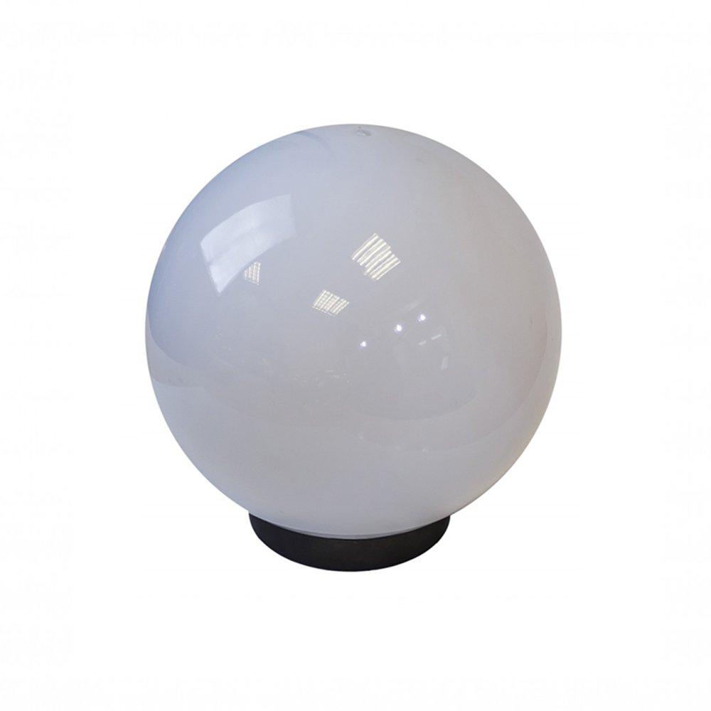 11-01 (НТУ 01-60-201) Уличный светильник-шар с основанием, 200мм, рассеиватель ПММА молочный - фото 1 - id-p9020272