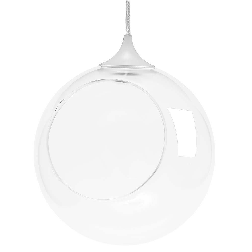 FT-12 Фитосветильник подвесной, светодиодный, стеклянный шар ?120мм, 1Вт, кабель 1м, белый - фото 1 - id-p8933944