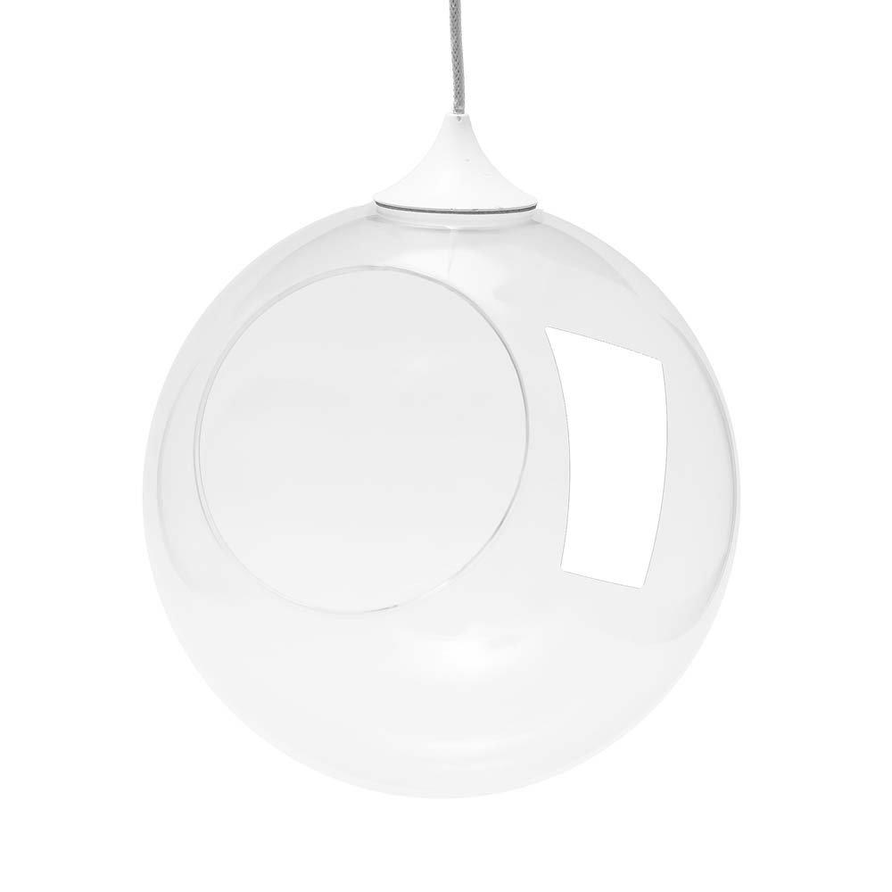 FT-14 Фитосветильник подвесной, светодиодный, стеклянный шар ?150мм, 1Вт, кабель 1м, белый - фото 1 - id-p8933949