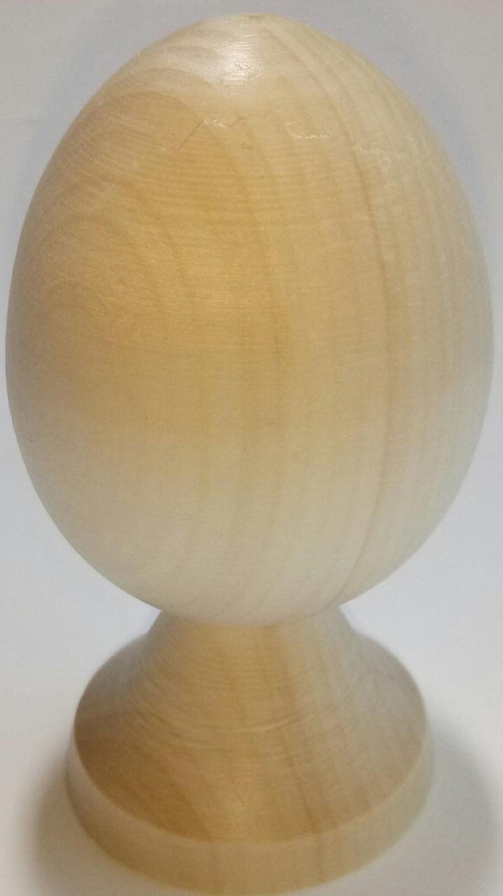 Яйца заготовки деревянные на ножке размер 9*5 см - фото 1 - id-p9024691