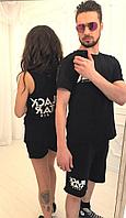 Мужской спортивный костюм шорты и футболка копия бренда от Тимати