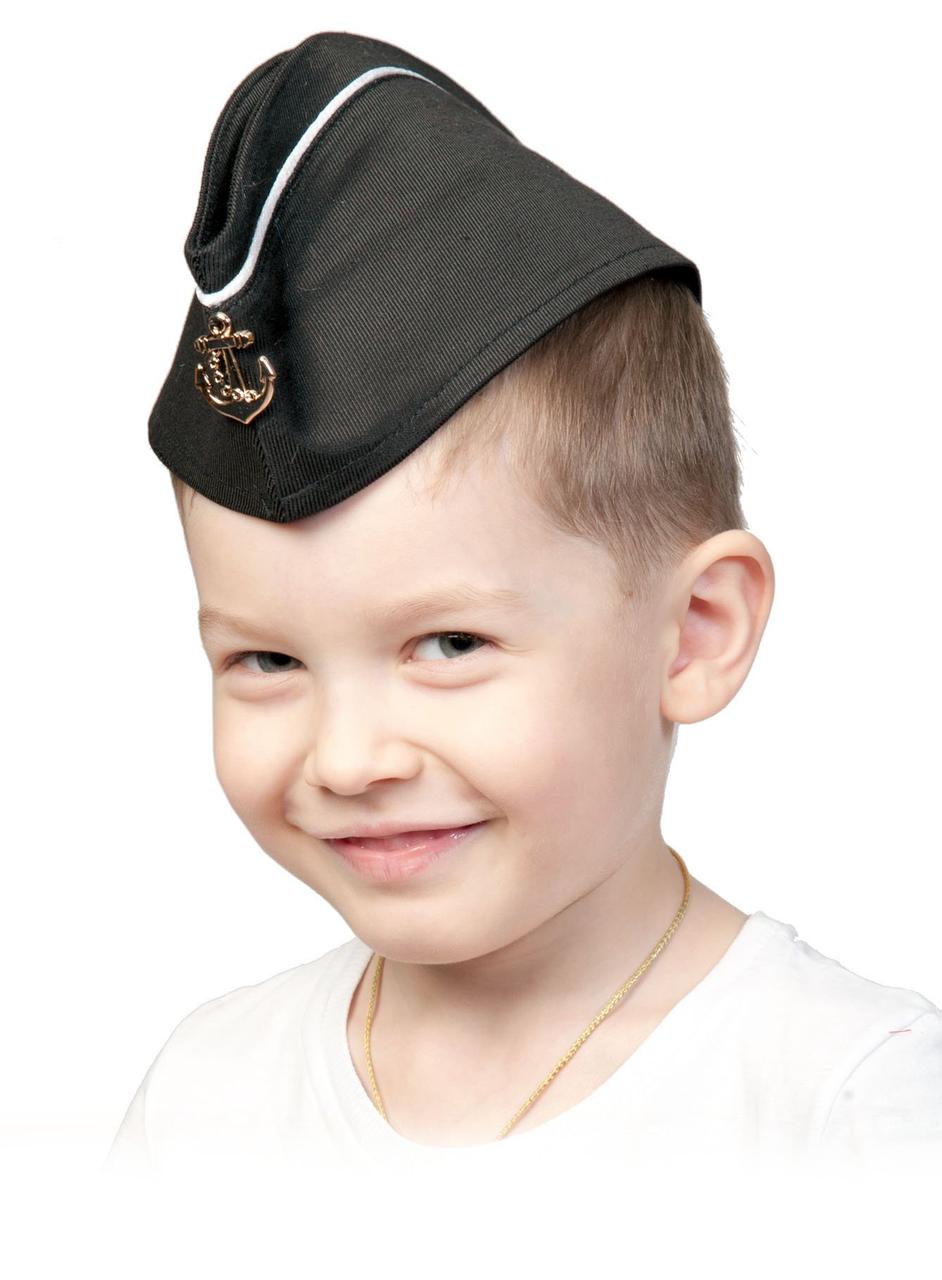 Пилотка ВМФ с кантом детская Универсальный - фото 1 - id-p9070327