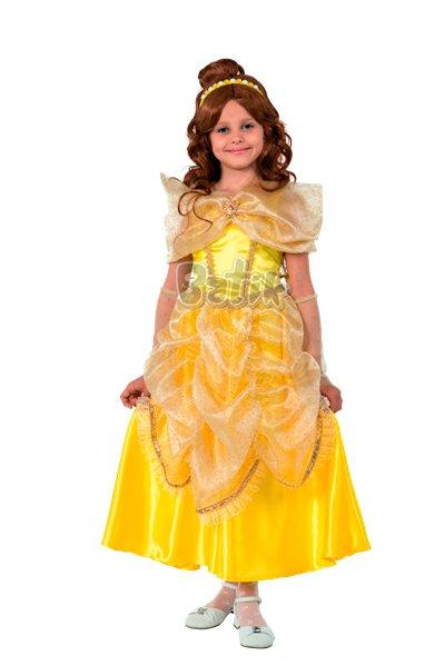 Карнавальный костюм принцессы Белль 28 (4-5 лет) - фото 1 - id-p9070580