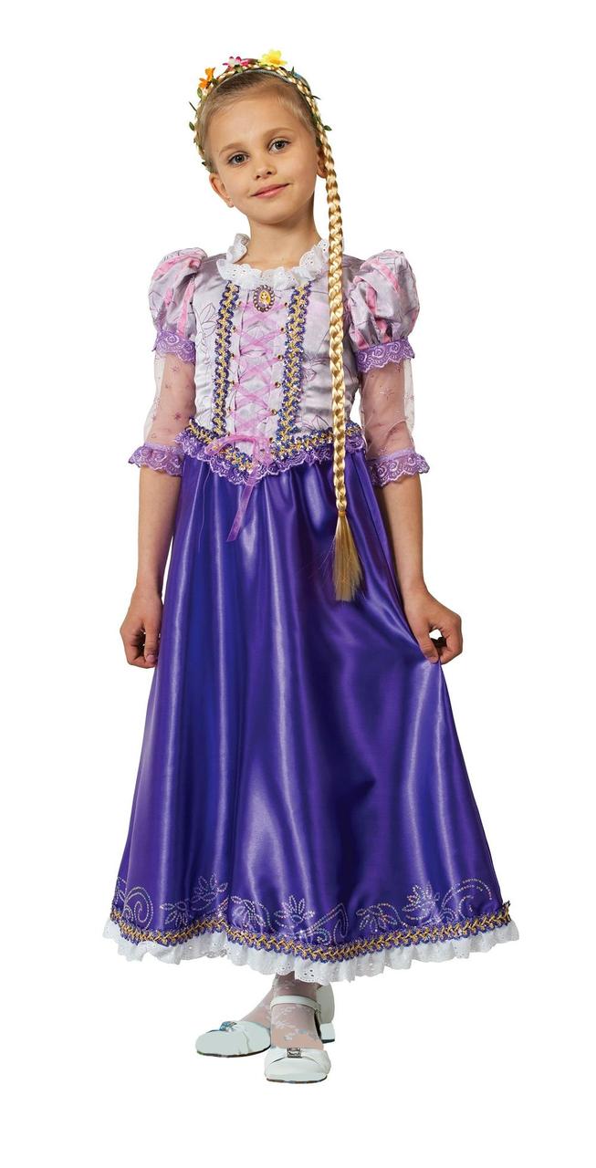 Карнавальный костюм принцессы Рапунцель 28 (4-5 лет) - фото 1 - id-p9070604