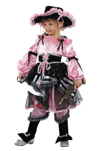 Костюм пиратки для девочки 30 (5-6 лет) - фото 1 - id-p9071070