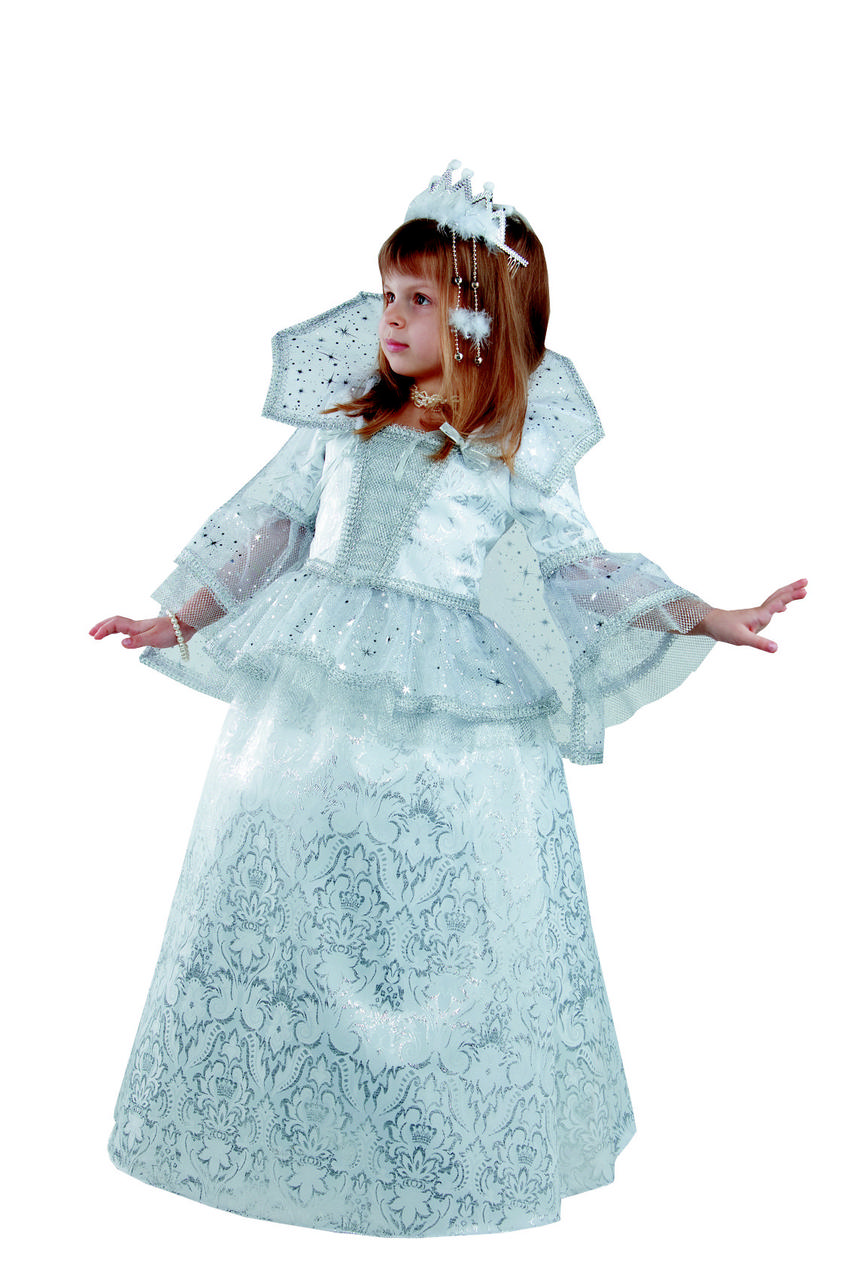 Карнавальный костюм снежной королевы 28 (4-5 лет) - фото 1 - id-p9071084