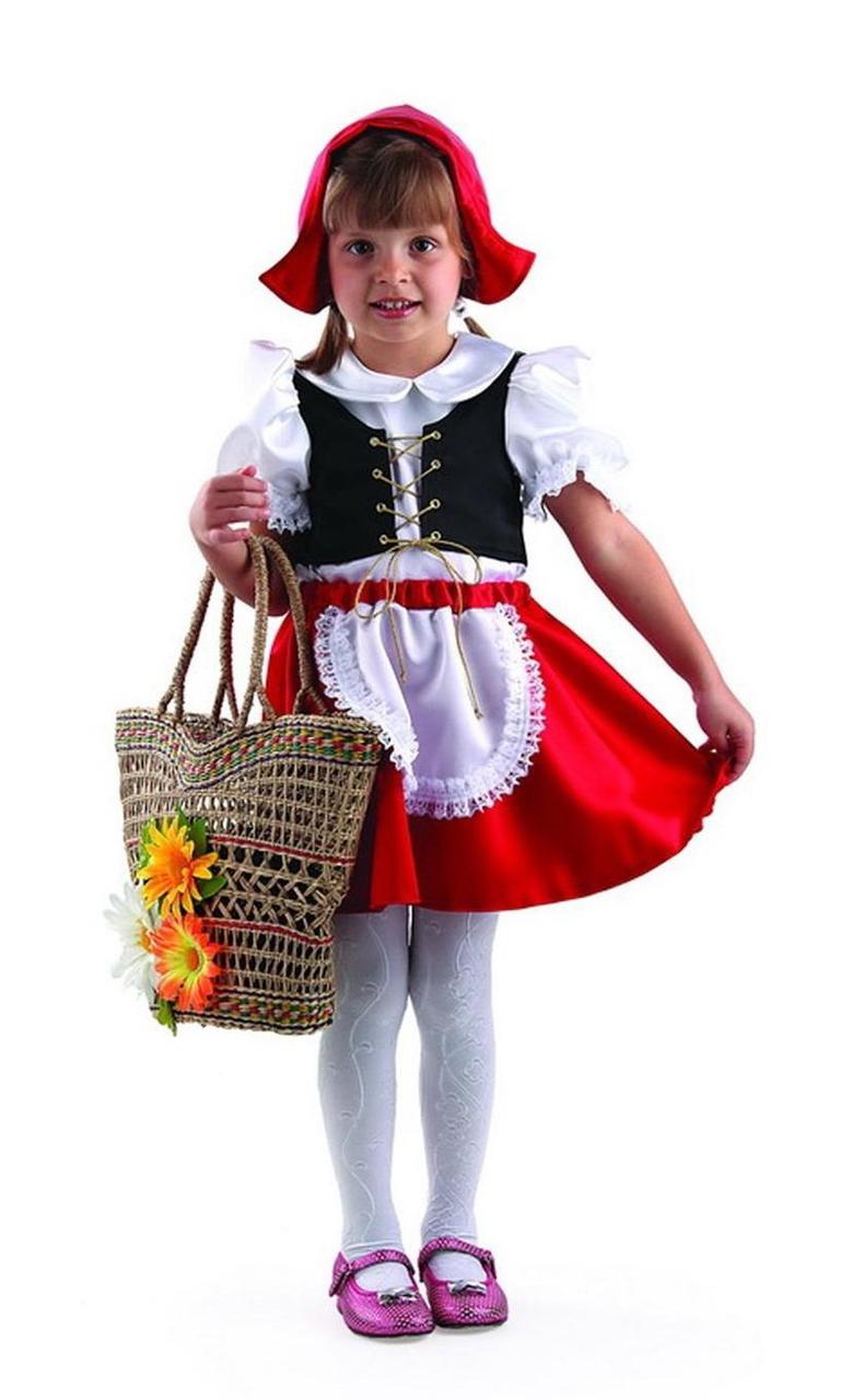 Костюм красной шапочки детский 30 (5-6 лет) - фото 1 - id-p9071271