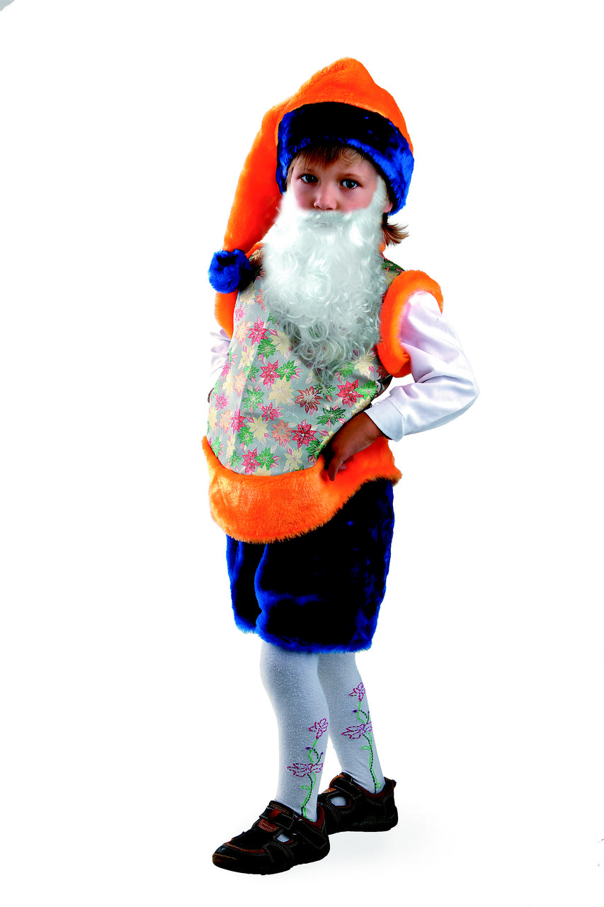Новогодний костюм гнома 28 (4-5 лет) - фото 1 - id-p9071416
