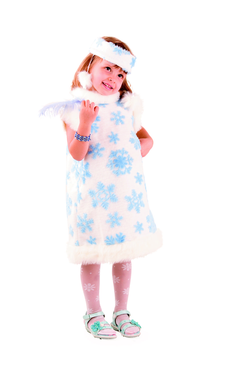 Новогодний костюм снежинки 30-32 (5-8 лет) - фото 1 - id-p9071491