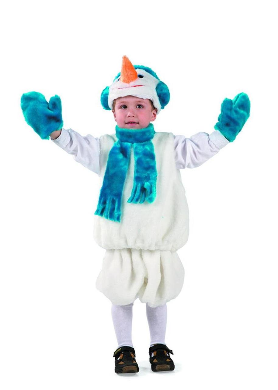 Карнавальный костюм снеговика 28 (4-5 лет) - фото 1 - id-p9071524
