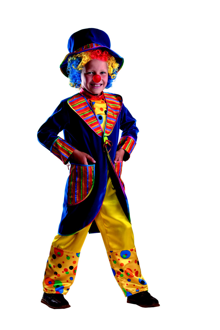 Костюм клоуна франта синий 30 (5-6 лет) - фото 1 - id-p9071573