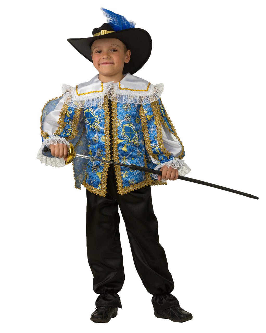 Костюм королевского мушкетера для мальчика 26 (3-4 года) - фото 1 - id-p9072115