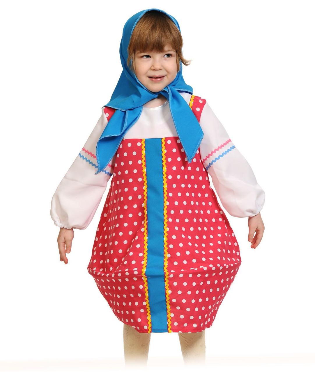 Малиновой костюм матрешки девочке 28-30 (3-5 лет) - фото 1 - id-p9072548