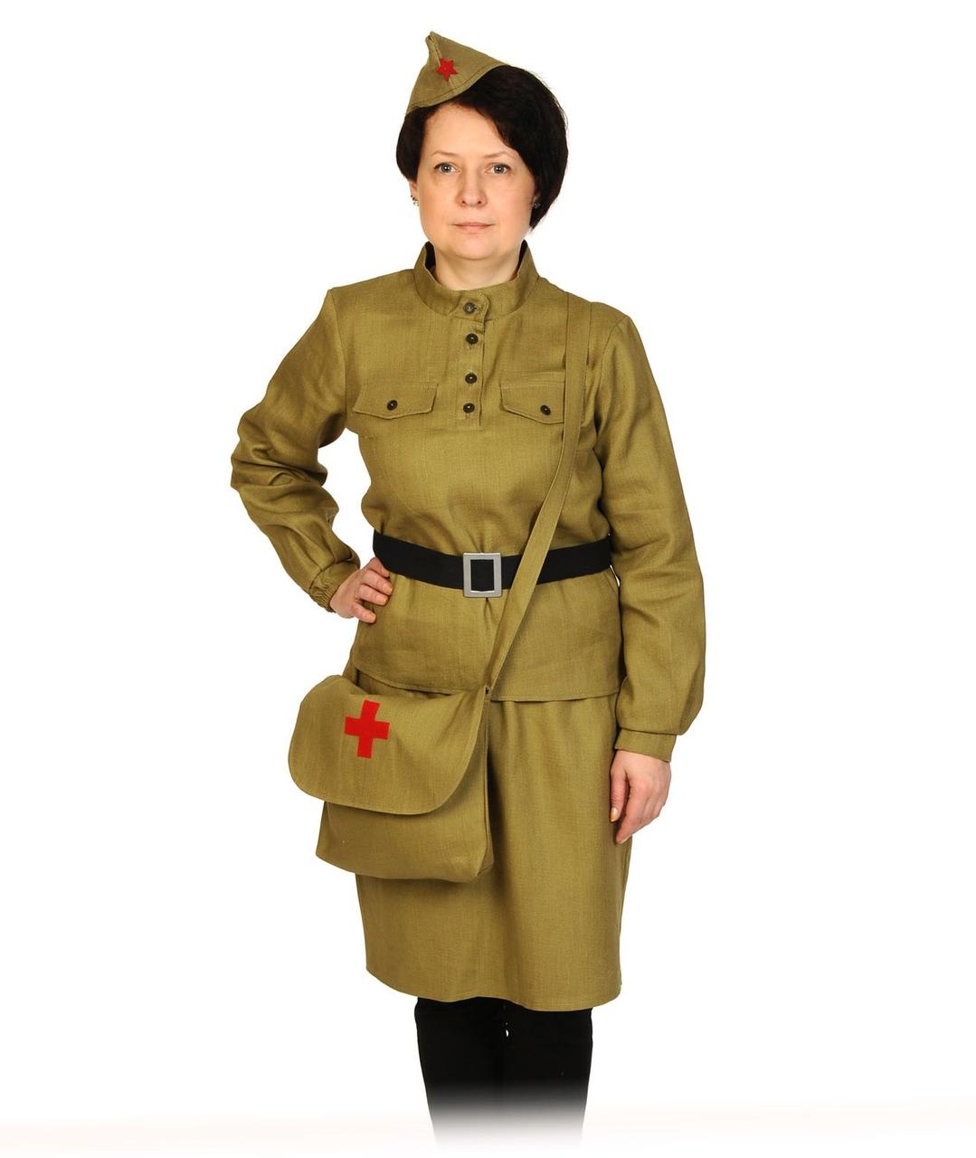 Костюм военной медсестры взрослый S (42-44) - фото 1 - id-p9072585