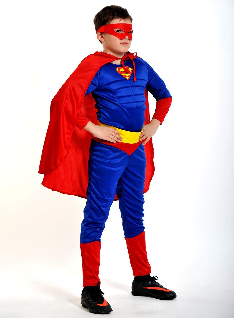 Костюм супер-человека с мускулами 32-34 (7-8 лет) - фото 1 - id-p9072808