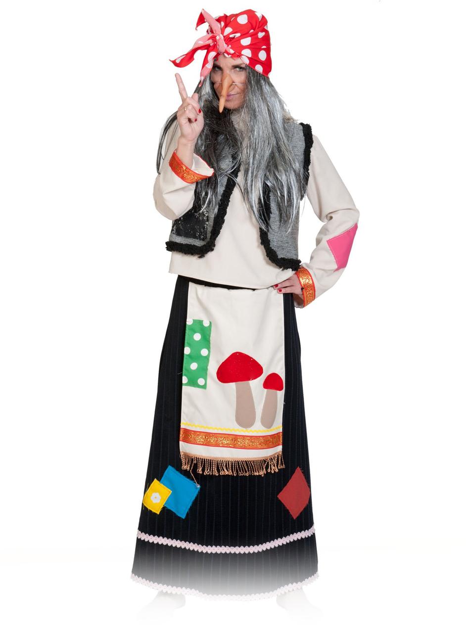 Взрослый костюм Баба Яга S (42-44) - фото 1 - id-p9072831
