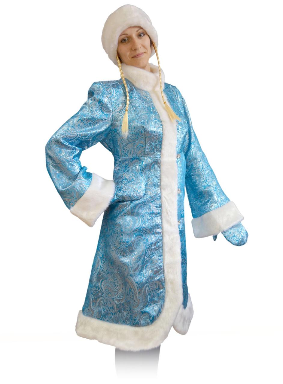 Бирюзовый костюм Снегурочки M (46-48) - фото 1 - id-p9072847
