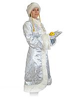 Взрослый серебряный костюм Снегурочки M (46-48)