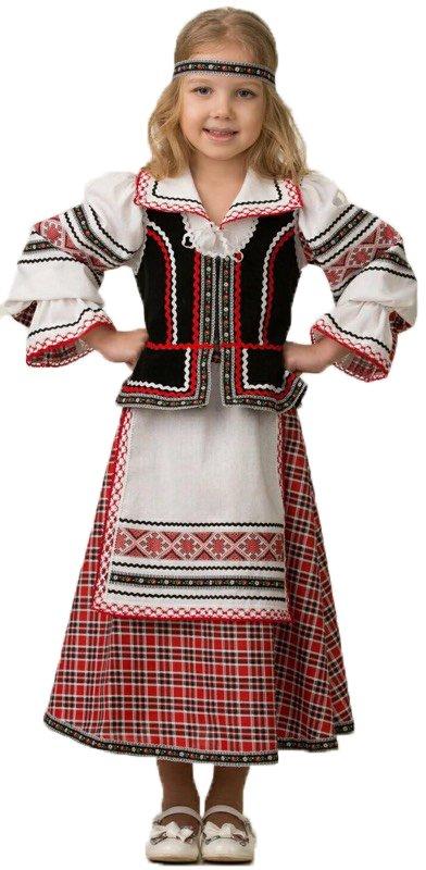 Костюм национальный Старорусский девочке 28 (4-5 лет) - фото 1 - id-p9073059