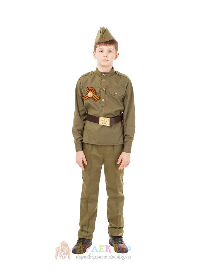 Костюм молодого солдата 30 (5-6 лет) - фото 1 - id-p9073936
