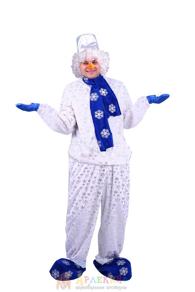 Костюм Снеговика с шарфом 52 - фото 1 - id-p9073989