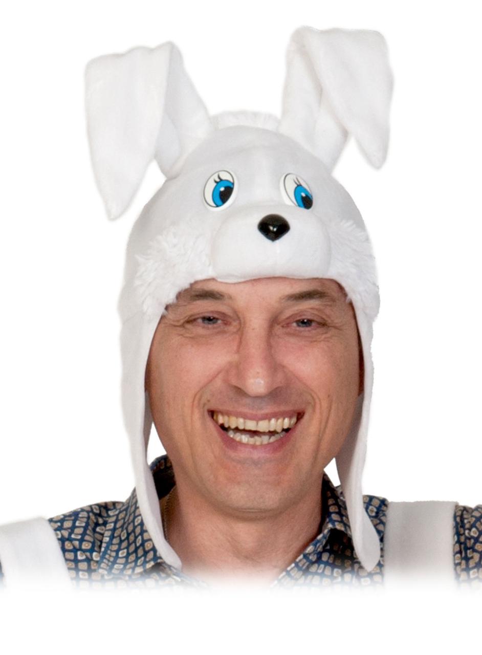 Шапочка-маска зайца для взрослых Универсальный - фото 1 - id-p9074043