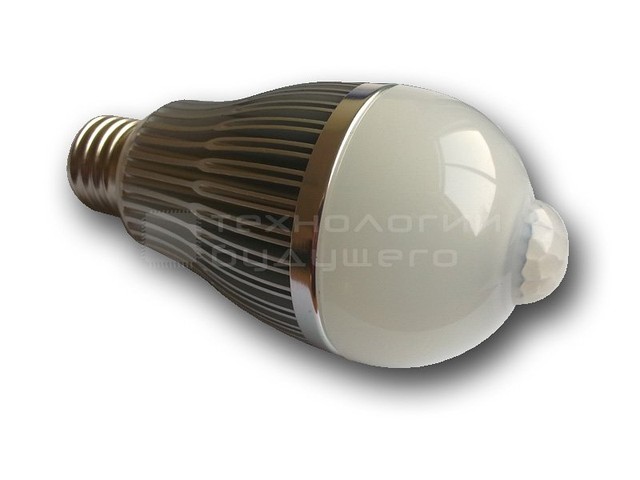Светодиодная лампа LED-HTFE27IR-4W с датчиком движения и света-4Вт, 400Lm. - фото 1 - id-p69480