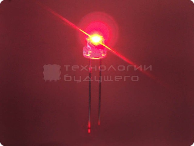 Светодиод 4.8mm red 160 - фото 1 - id-p13333