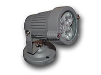 Ландшафтный светильник LED - HH-234-3W-220V (WW) (CW) (R) (G) (B) (Y) BLACK/GREY, 3Вт.