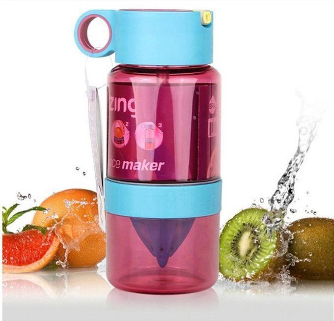 Бутылка для воды 450 мл с поилкой для самодельного лимонада 2 цвета Kidzinger - фото 1 - id-p8639827
