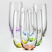 Набор стаканов высоких Bohemia Rainbow 350 мл 6 пр b25180-D4662