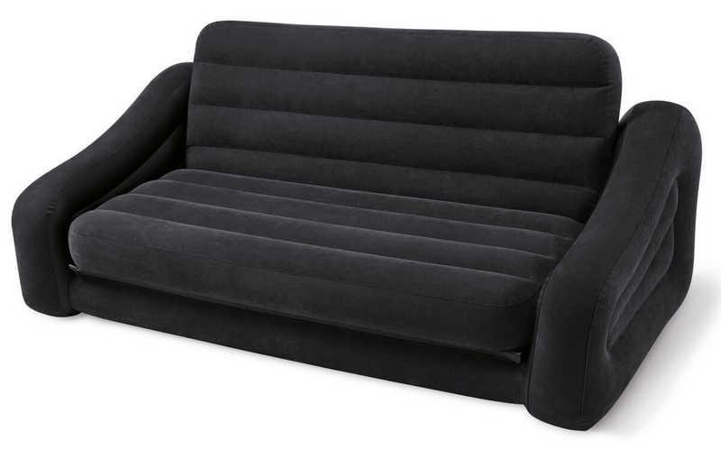 Intex Надувной диван-кровать 68566 NP (2) размером 193х221х66см - фото 1 - id-p9132615