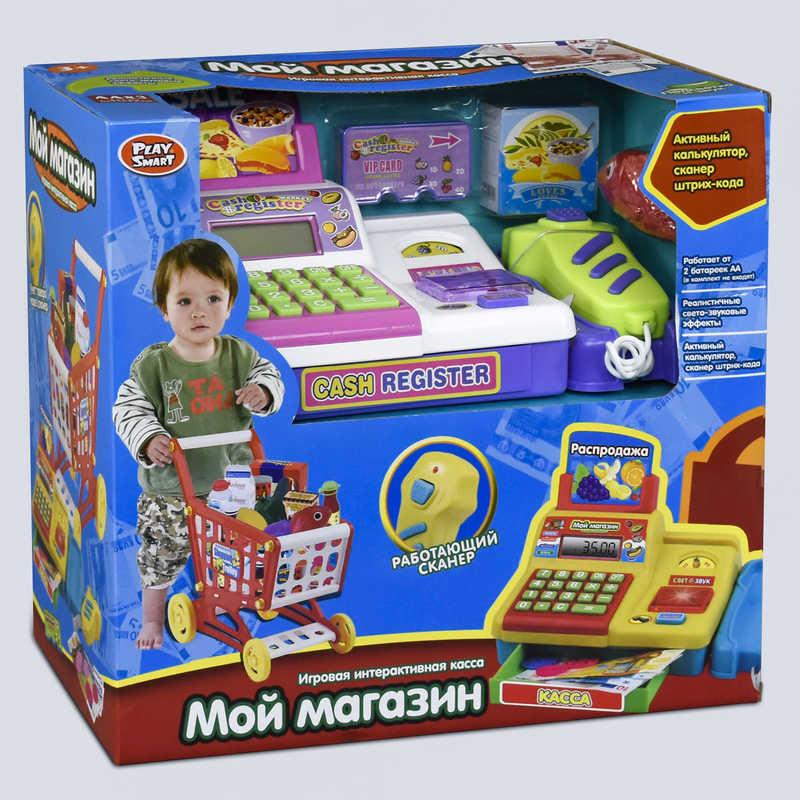 JT Набор для детской игры "Мой магазин" 7562 B (8/2) подсветка, звук, на батарейках, в коробке - фото 1 - id-p9132692