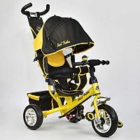 Велосипед 6588 - 1790 Best Trike (1) ЖЕЛТЫЙ, КОЛЕСО ПЕНА, переднее d=25см. задние d=20см.