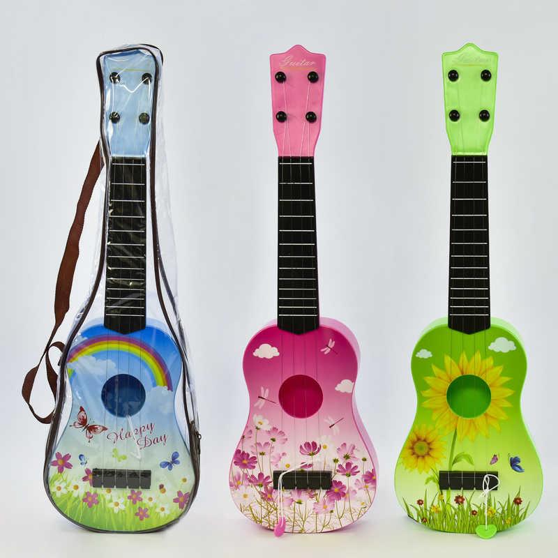 Гитара детская акустическая 77-01 D (48) 3 цвета, в чехле - фото 1 - id-p9133195