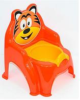 Гр Горшок №1 013317 (10) оранжевый "ФЛАМИНГО"