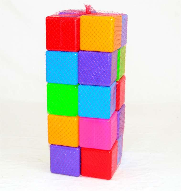 Гр Кубик цветной в сетке 111/2 (4) 20 куб. "BAMSIC" - фото 1 - id-p9134224
