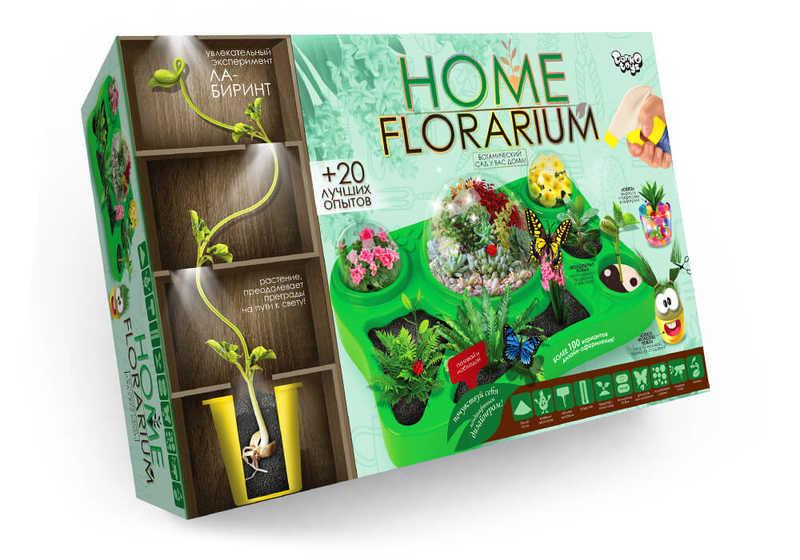 Гр Набор для выращивания растений "Home Florarium"HFL-01-01U укр. (5) "ДАНКО ТОЙС" - фото 1 - id-p9134590